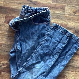 Girls nautical jeans size 8